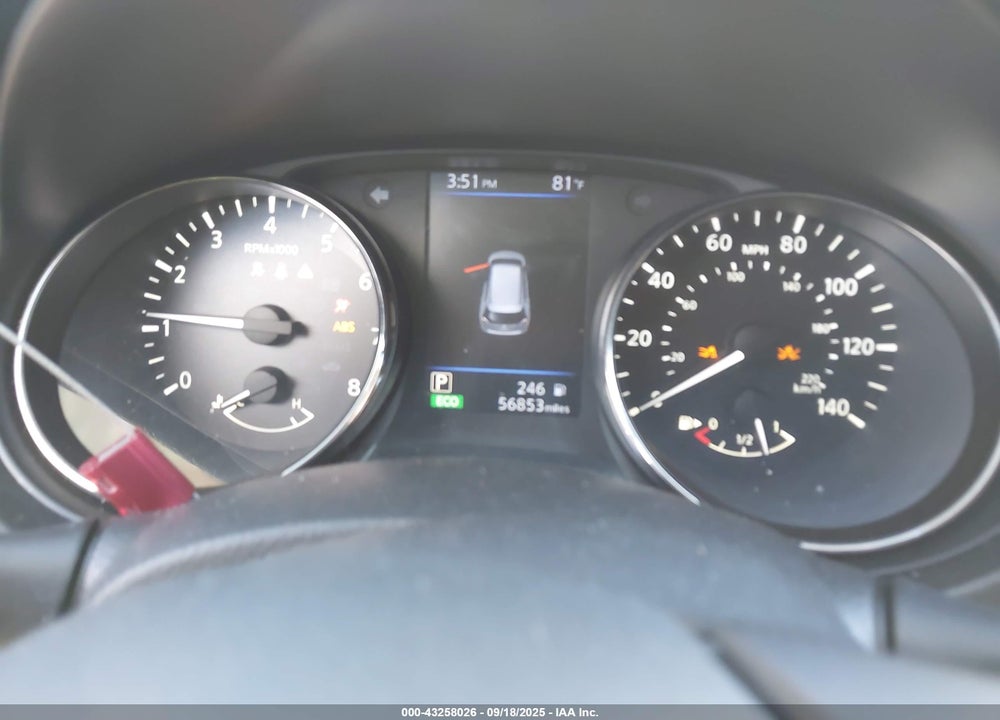 2019 NISSAN ROGUE SV VIN: JN8AT2MT0KW256736