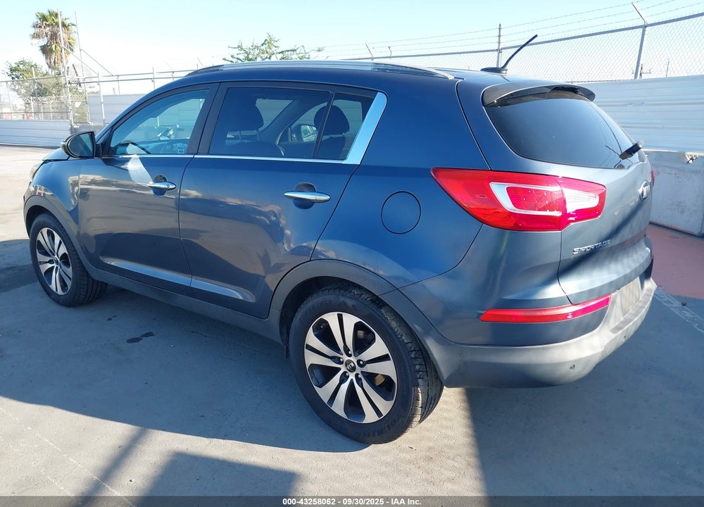 2013 KIA SPORTAGE EX VIN: KNDPC3A21D7396542
