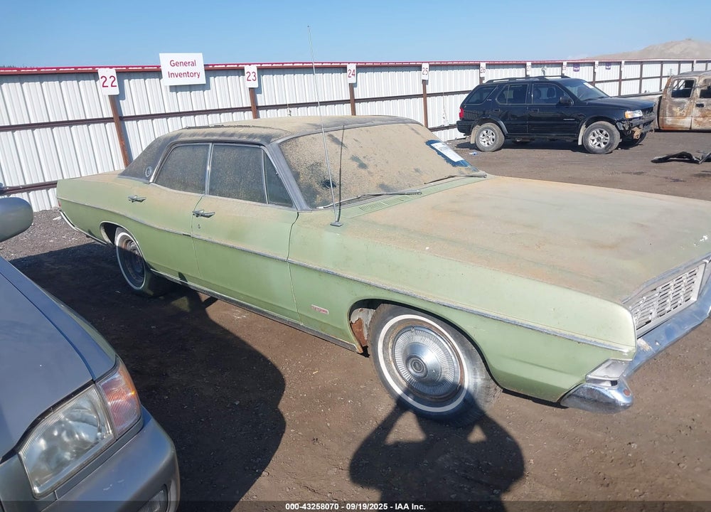 1968 FORD LTD CROWN VICTORIA VIN: 8J66Z163278