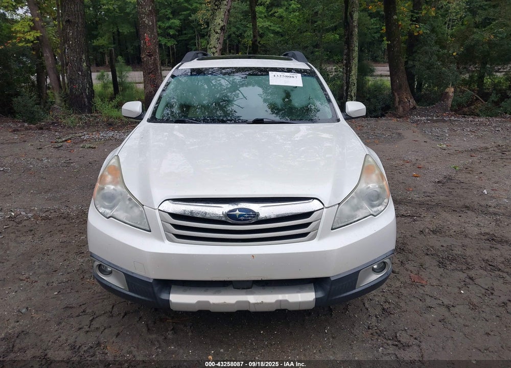 2012 SUBARU OUTBACK VIN: 4S4BRCKC4C3276395
