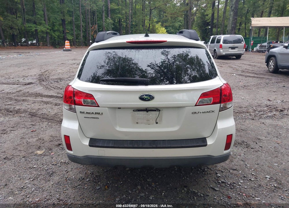 2012 SUBARU OUTBACK VIN: 4S4BRCKC4C3276395