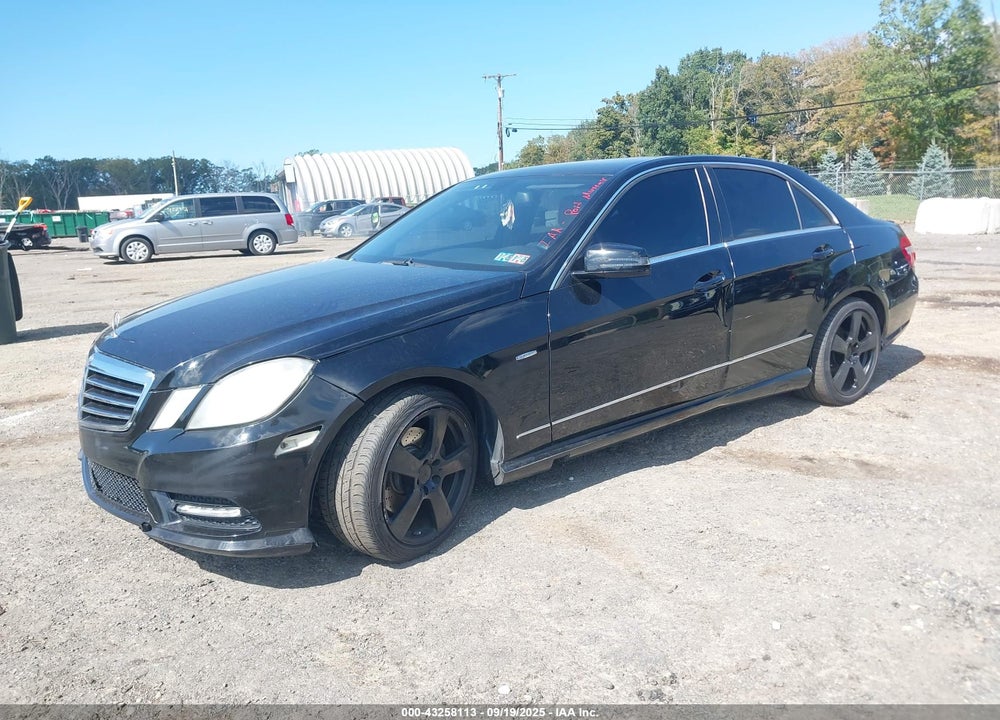 2012 MERCEDES-BENZ E-CLASS VIN: WDDHF8JB1CA644286