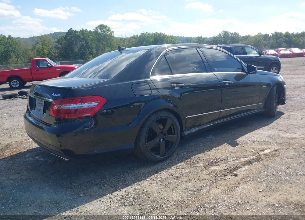 2012 MERCEDES-BENZ E-CLASS VIN: WDDHF8JB1CA644286