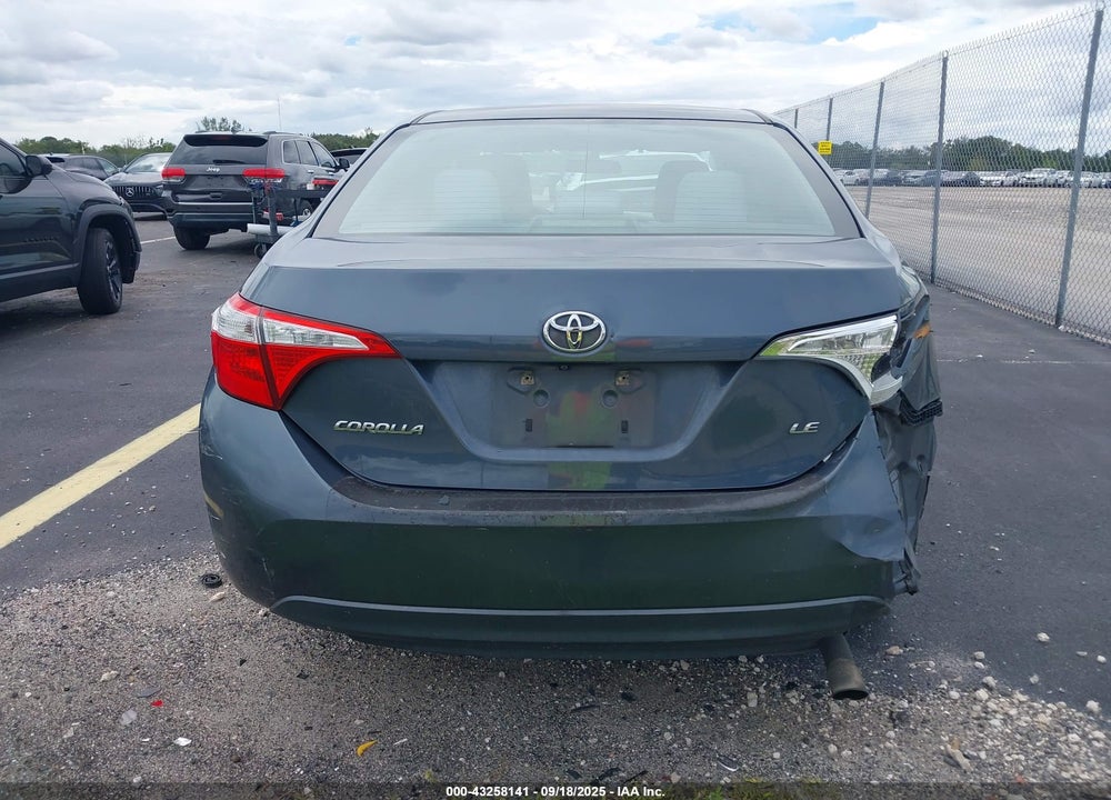 2015 TOYOTA COROLLA VIN: 2T1BURHE5FC312797