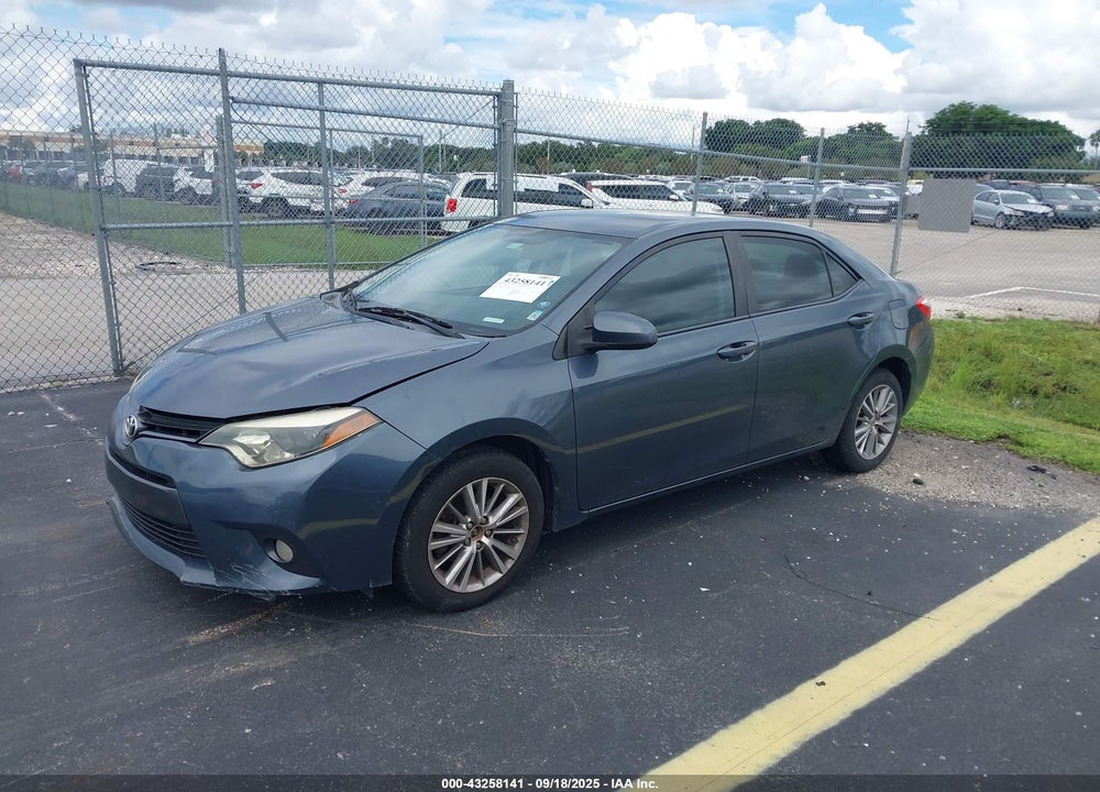 2015 TOYOTA COROLLA VIN: 2T1BURHE5FC312797
