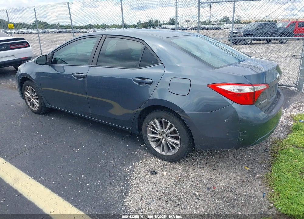 2015 TOYOTA COROLLA VIN: 2T1BURHE5FC312797