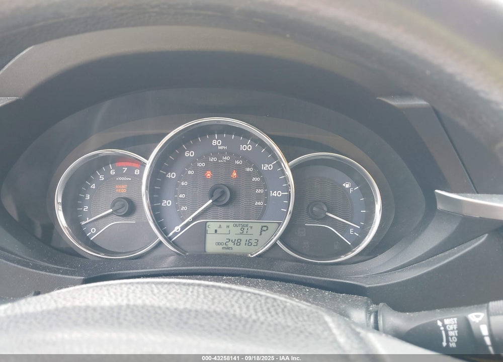 2015 TOYOTA COROLLA VIN: 2T1BURHE5FC312797