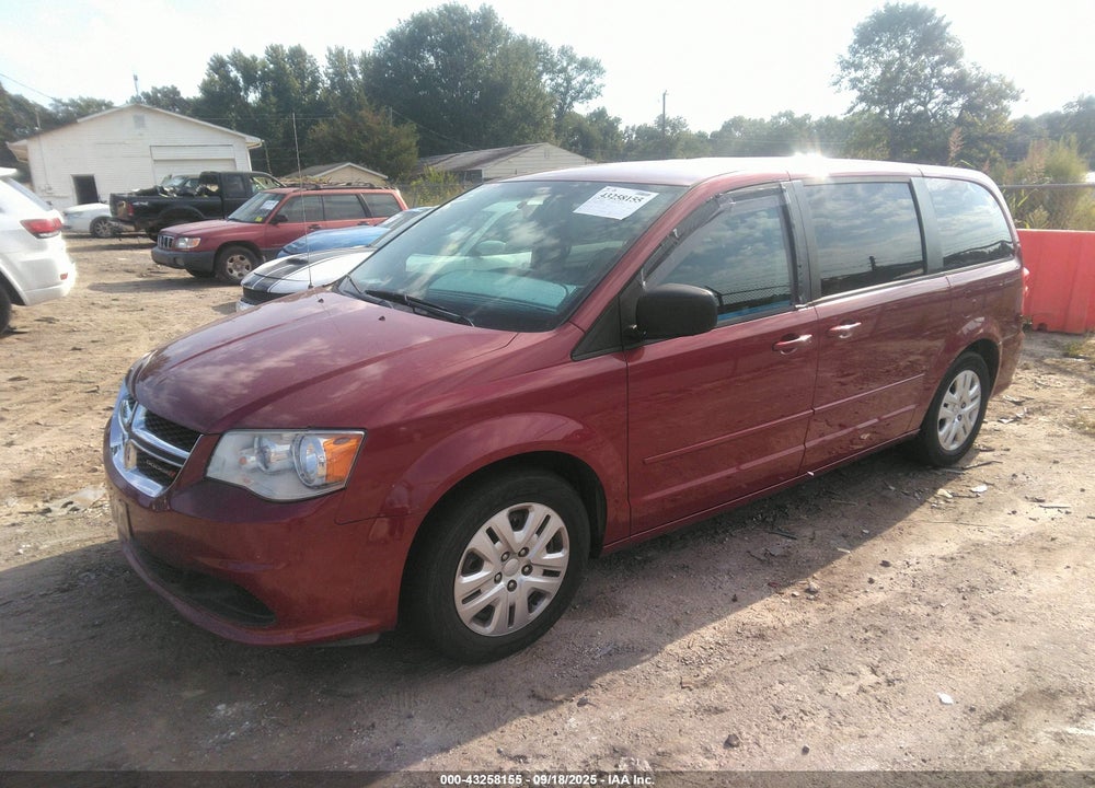 2016 DODGE GRAND CARAVAN VIN: 2C4RDGBG2GR168012