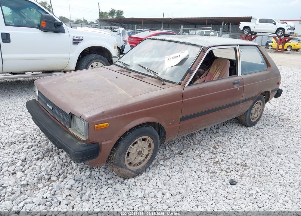 1981 TOYOTA STARLET VIN: JT2KP61G3B5522669