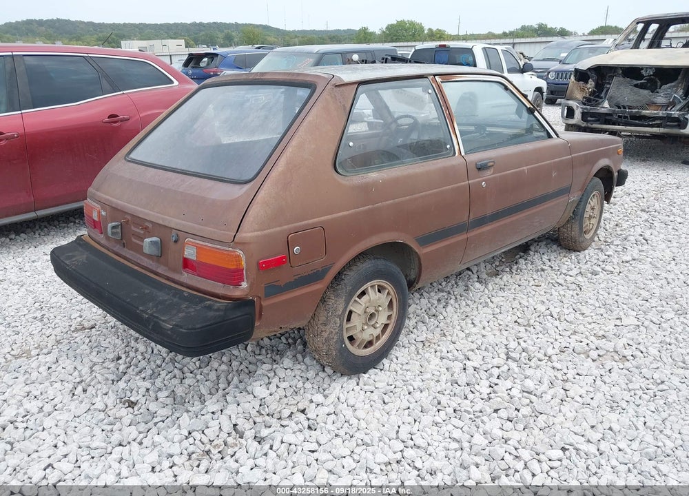 1981 TOYOTA STARLET VIN: JT2KP61G3B5522669