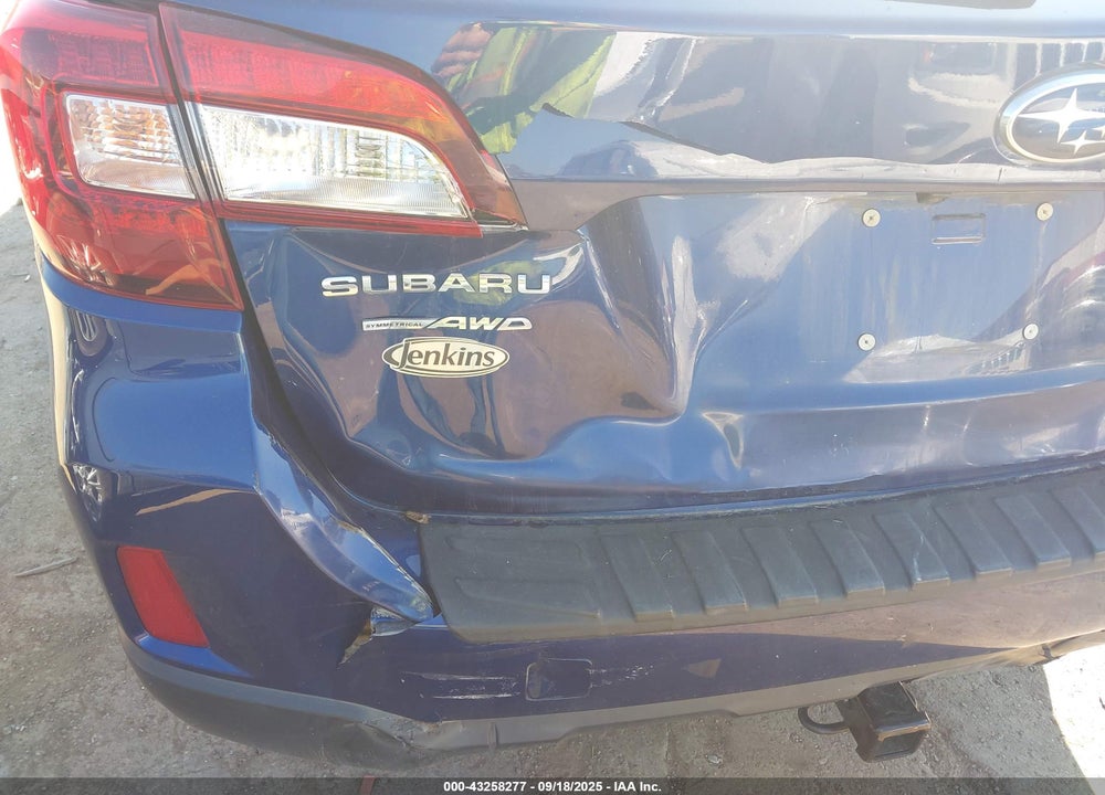2015 SUBARU OUTBACK VIN: 4S4BSBNC2F3286213