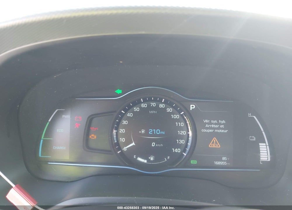 2017 HYUNDAI IONIQ HYBRID BLUE VIN: KMHC65LC8HU027008