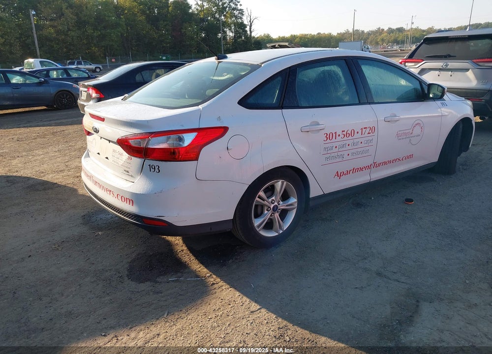 2014 FORD FOCUS VIN: 1FADP3F26EL192107