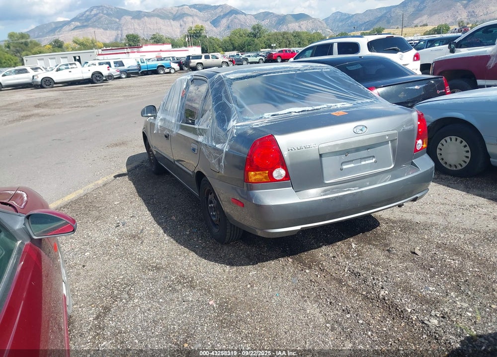 2004 HYUNDAI ACCENT GL VIN: KMHCG45C14U534735