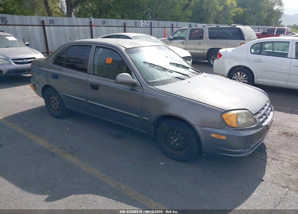 2004 HYUNDAI ACCENT GL VIN: KMHCG45C14U534735