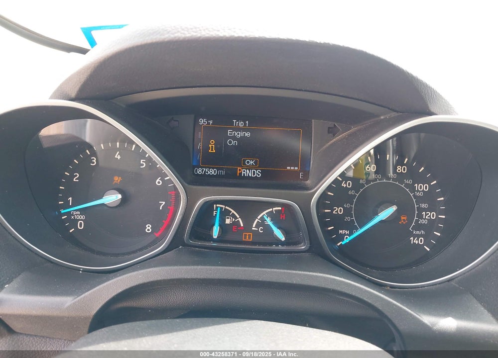 2017 FORD ESCAPE VIN: 1FMCU0F71HUC90285