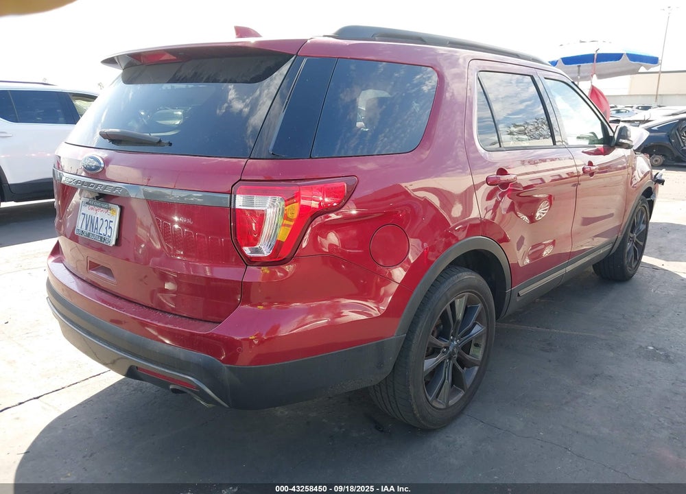 2017 FORD EXPLORER VIN: 1FM5K7D84HGA27497