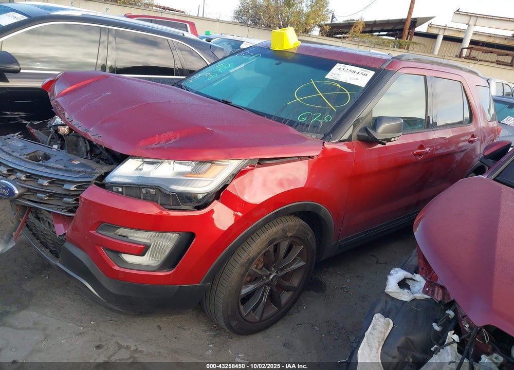 2017 FORD EXPLORER VIN: 1FM5K7D84HGA27497