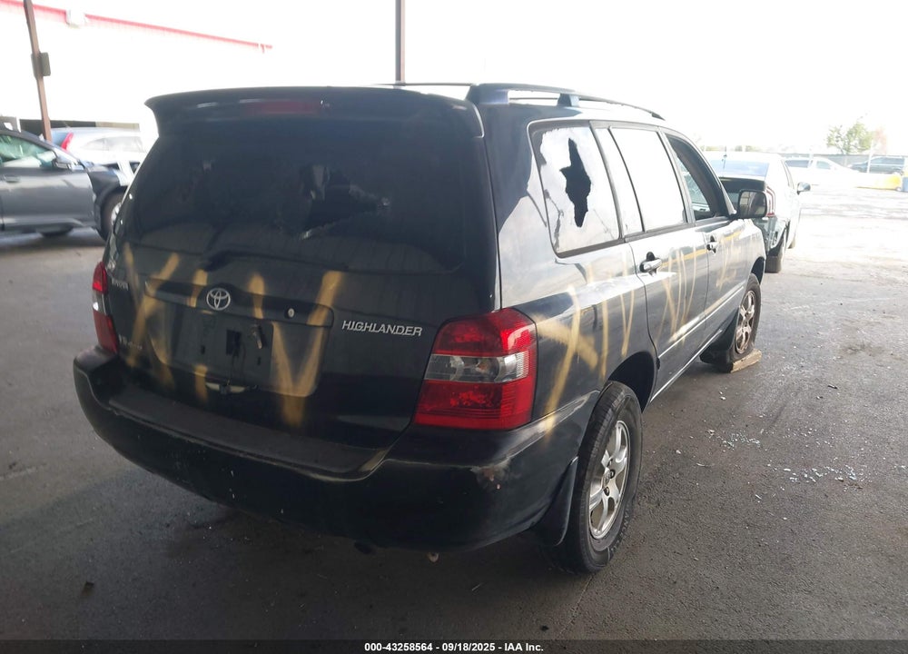 2007 TOYOTA HIGHLANDER VIN: JTEEP21A970212745