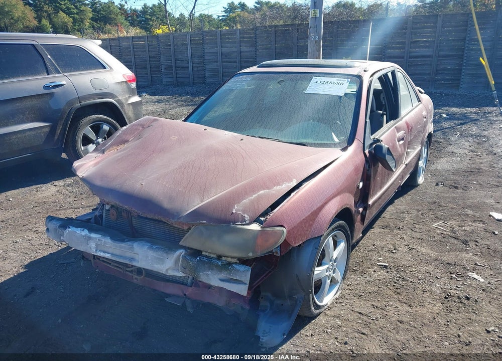 2002 MAZDA PROTEGE DX/ES/LX VIN: JM1BJ225821625706