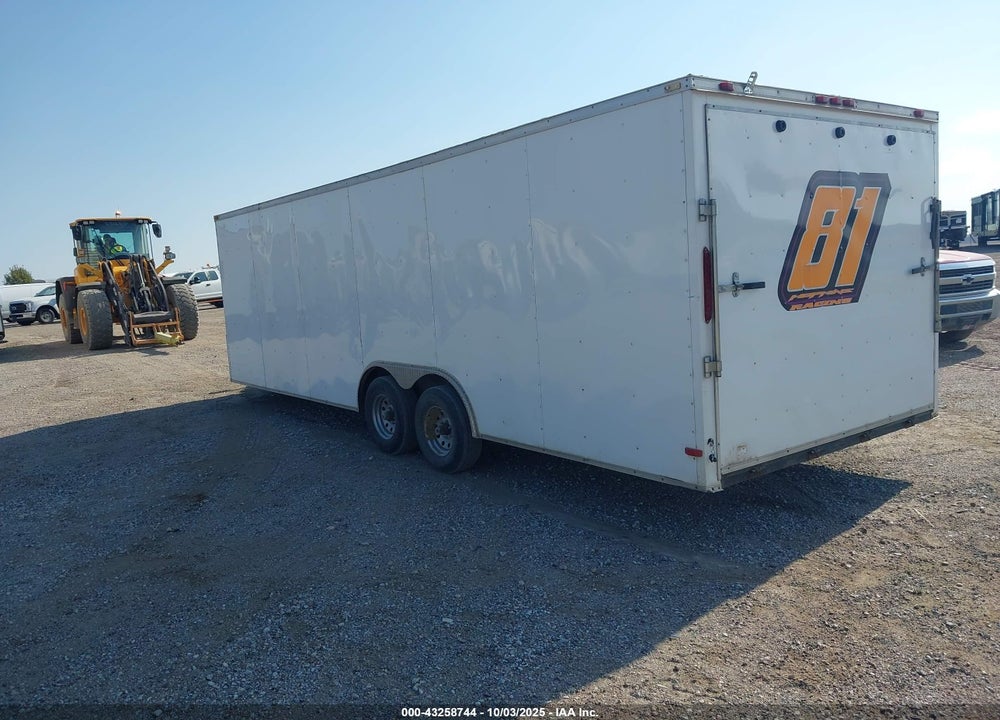 2013 SOUTH GA CARGO V NOSE ENCLOSED TRAILER VIN: 54GVC24T2D7006195