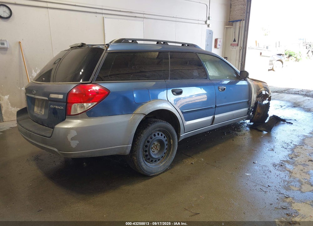 2008 SUBARU OUTBACK VIN: 4S4BP61CX87304712