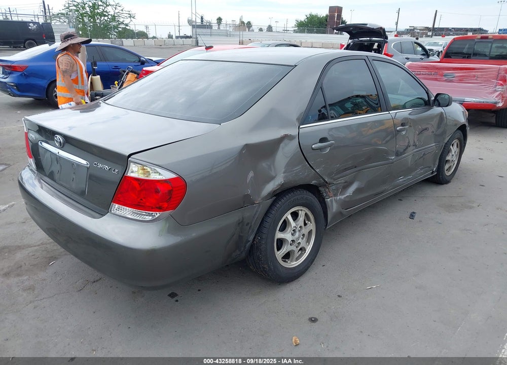 2005 TOYOTA CAMRY LE VIN: 4T1BE32K75U553394
