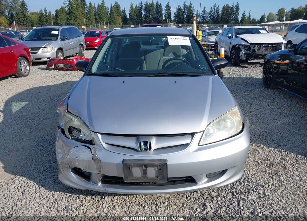 2004 HONDA CIVIC VP VIN: 1HGES163X4L005557