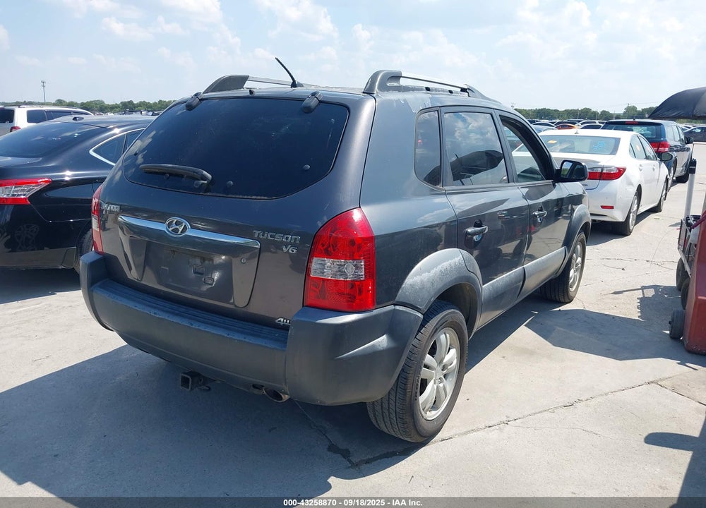 2008 HYUNDAI TUCSON LIMITED V6/SE VIN: KM8JN72D38U768876