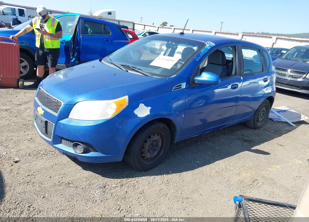 2009 CHEVROLET AVEO VIN: KL1TD66E19B307922