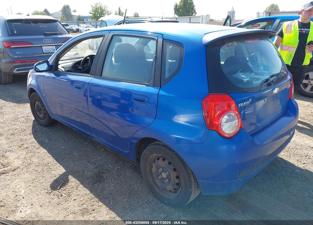 2009 CHEVROLET AVEO VIN: KL1TD66E19B307922