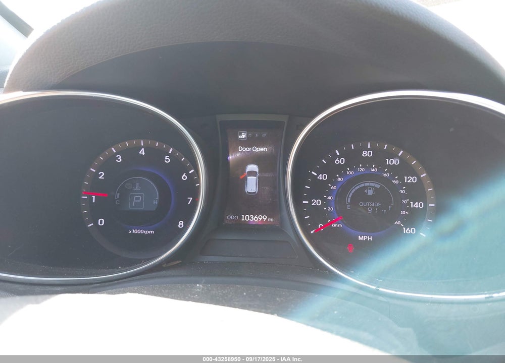 2013 HYUNDAI SANTA FE SPORT 2.0T VIN: 5XYZU3LA3DG033835