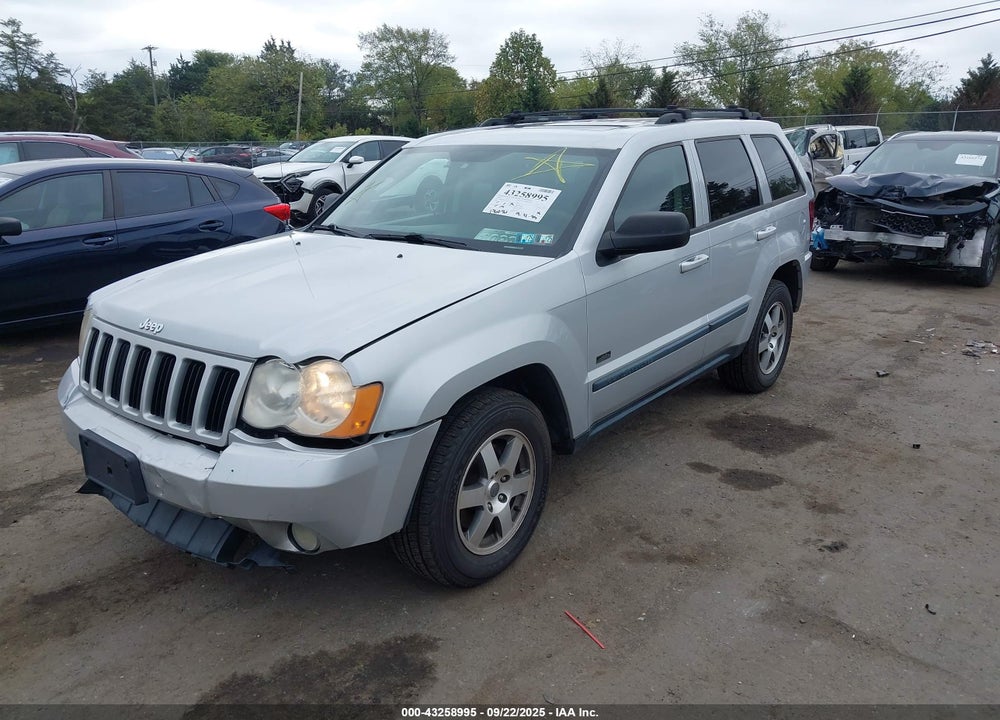 2008 JEEP GRAND CHEROKEE VIN: 1J8GR48K08C185333