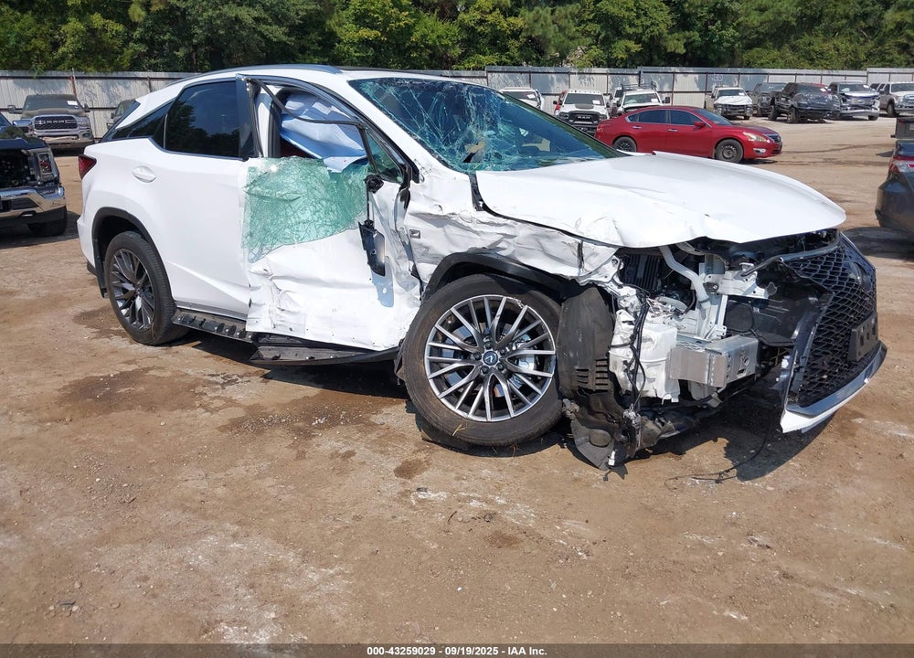 2022 LEXUS RX 350 F SPORT HANDLING VIN: 2T2YZMDA2NC359460