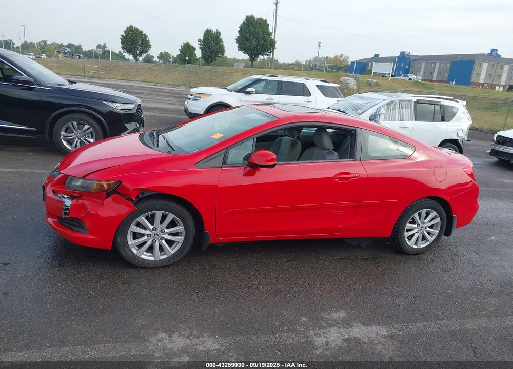 2012 HONDA CIVIC EX VIN: 2HGFG3B89CH555217