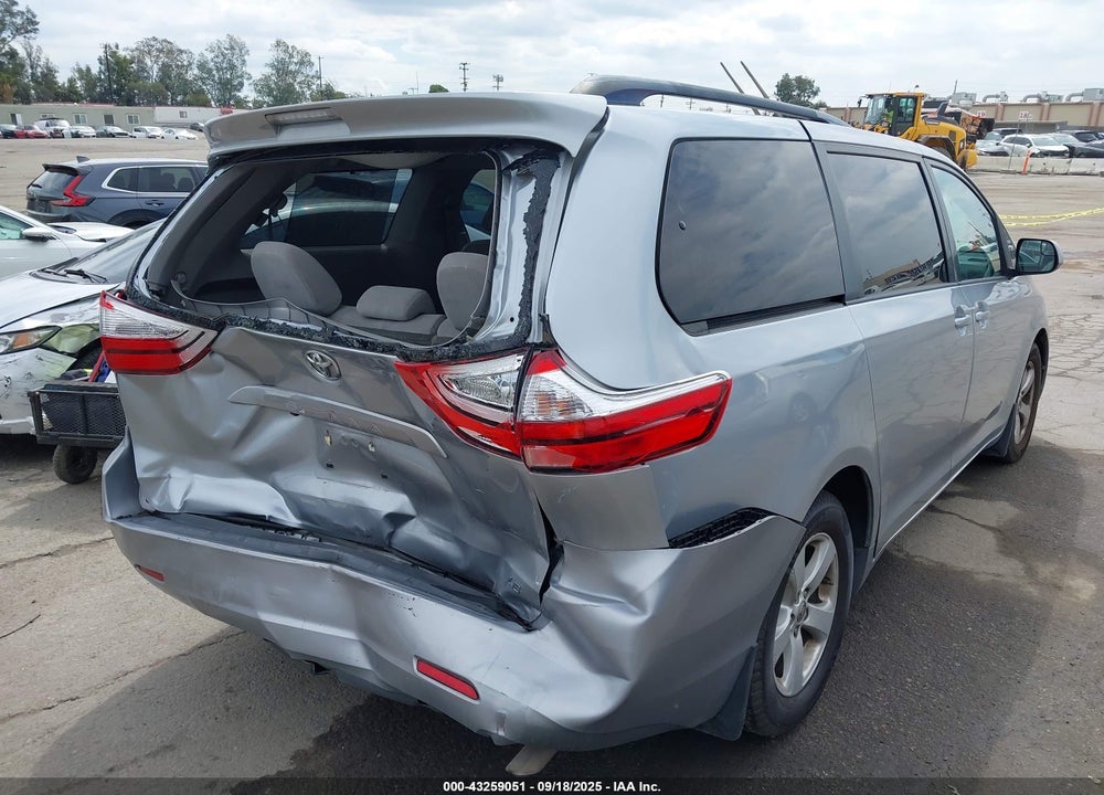 2017 TOYOTA SIENNA VIN: 5TDKZ3DC6HS850566