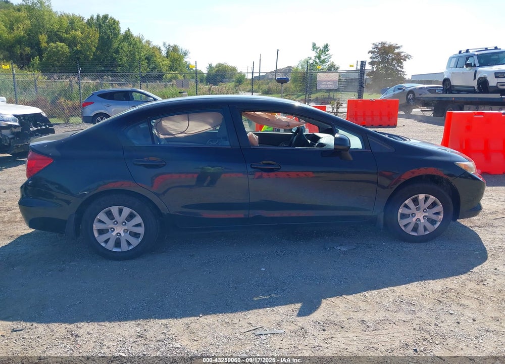 2012 HONDA CIVIC VIN: 19XFB2F52CE093943