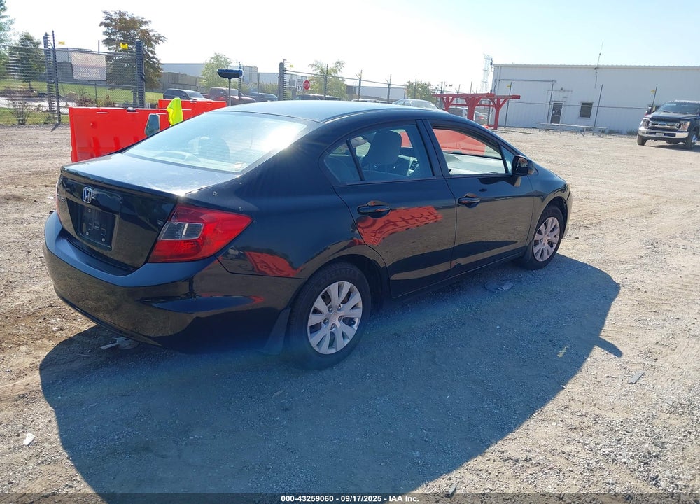 2012 HONDA CIVIC VIN: 19XFB2F52CE093943