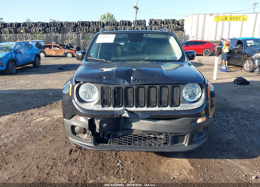 2016 JEEP RENEGADE JUSTICE VIN: ZACCJBBT3GPD24867