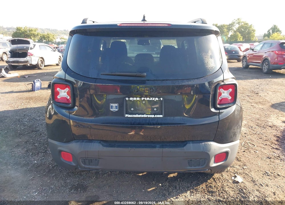 2016 JEEP RENEGADE JUSTICE VIN: ZACCJBBT3GPD24867