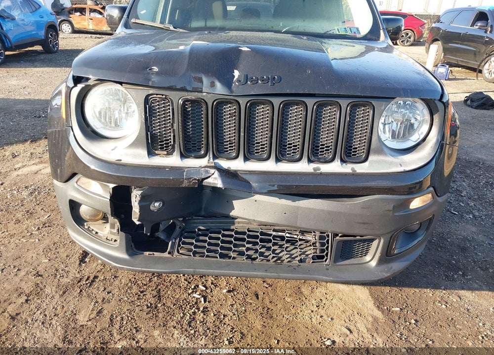 2016 JEEP RENEGADE JUSTICE VIN: ZACCJBBT3GPD24867