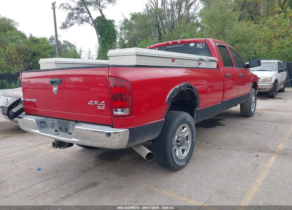 2006 DODGE RAM 2500 VIN: 3D7KS28C46G250834