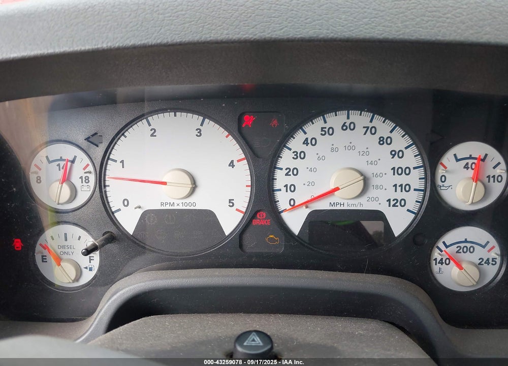 2006 DODGE RAM 2500 VIN: 3D7KS28C46G250834