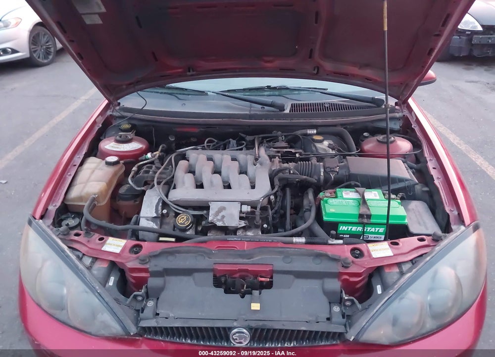 2000 MERCURY COUGAR V6 VIN: 1ZWHT61L7Y5613665