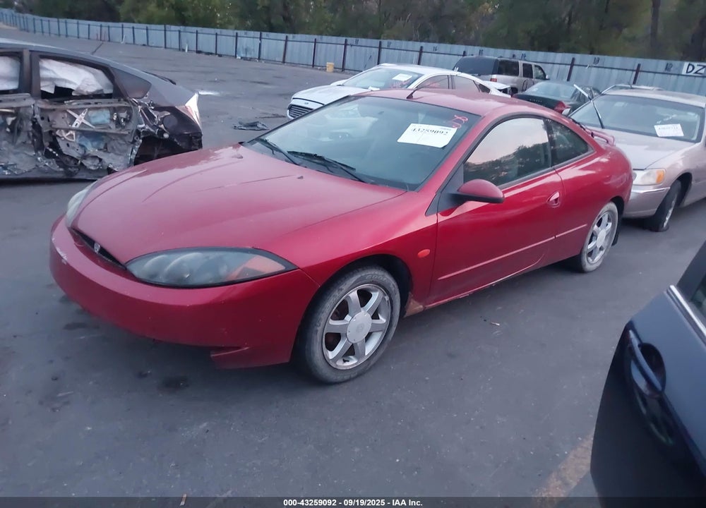 2000 MERCURY COUGAR V6 VIN: 1ZWHT61L7Y5613665