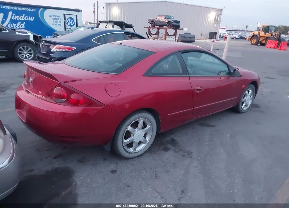 2000 MERCURY COUGAR V6 VIN: 1ZWHT61L7Y5613665