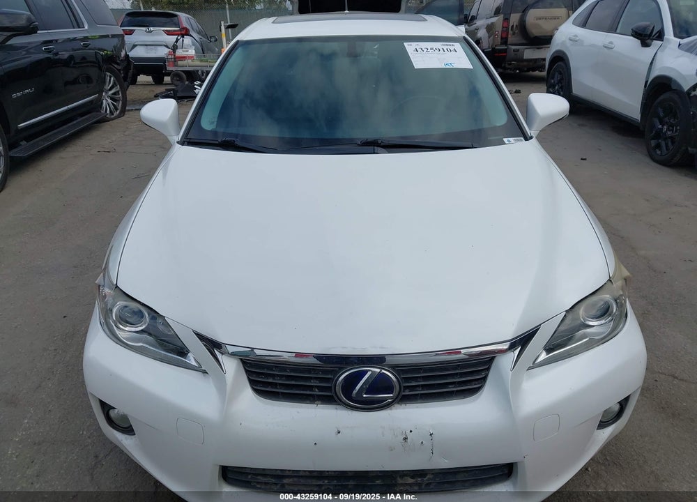 2013 LEXUS CT 200H VIN: JTHKD5BH7D2173293