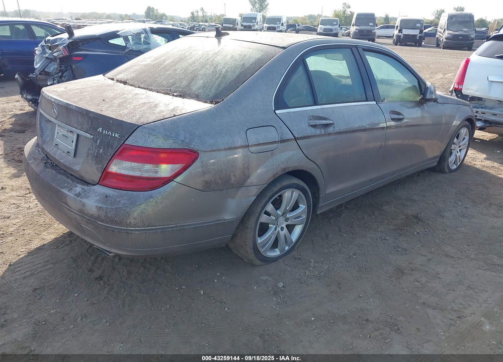 2008 MERCEDES-BENZ C 300 LUXURY 4MATIC VIN: WDDGF81X48F151719