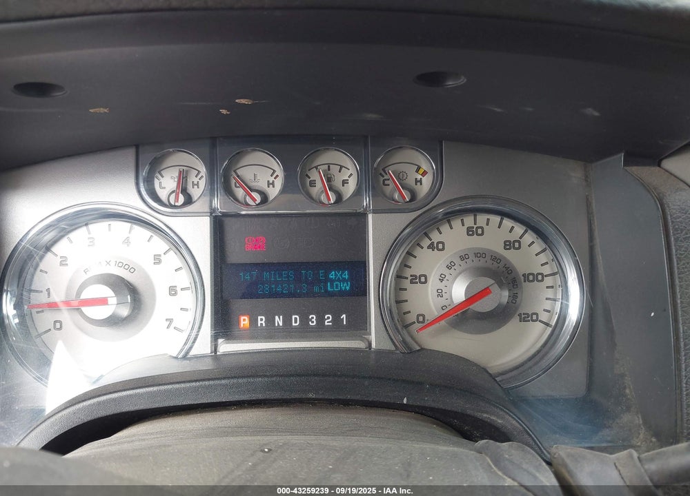 2009 FORD F-150 FX4/KING RANCH/LARIAT/PLATINUM/XL/XLT VIN: 1FTPW14V29FA62969