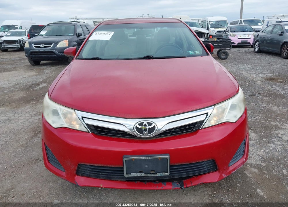 2012 TOYOTA CAMRY VIN: 4T4BF1FK7CR202922
